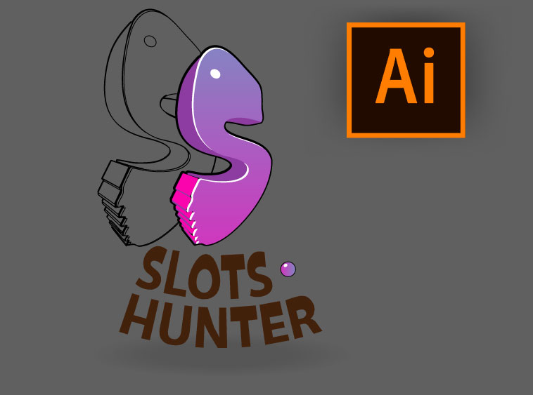 Скачать логотип slotshunter бесплатно в векторе в adobe illustrator